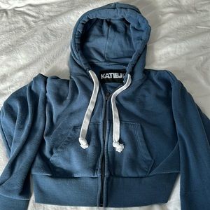 Katie J NYC Blue Hoodie